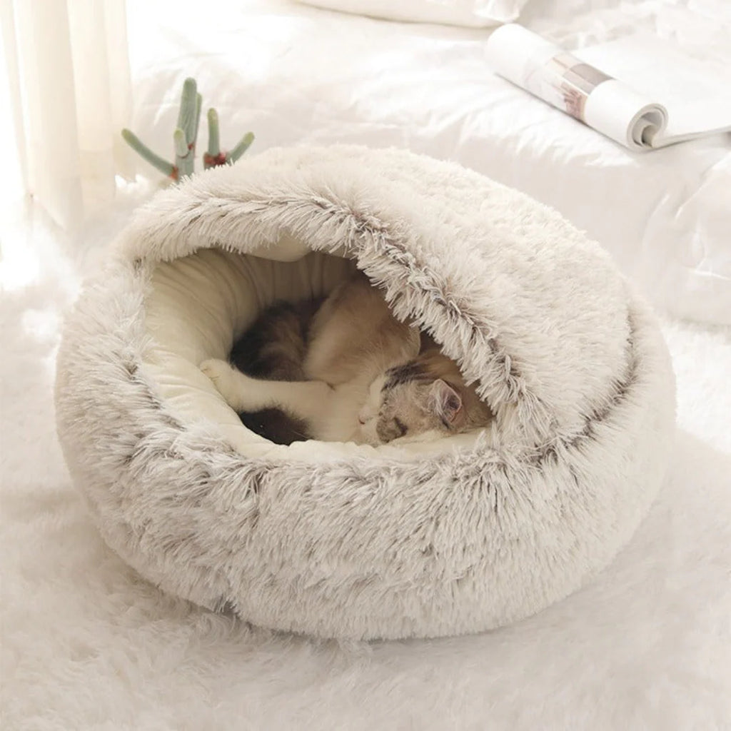 The Original 2-in-1 Calming Hooded Cave Bed
