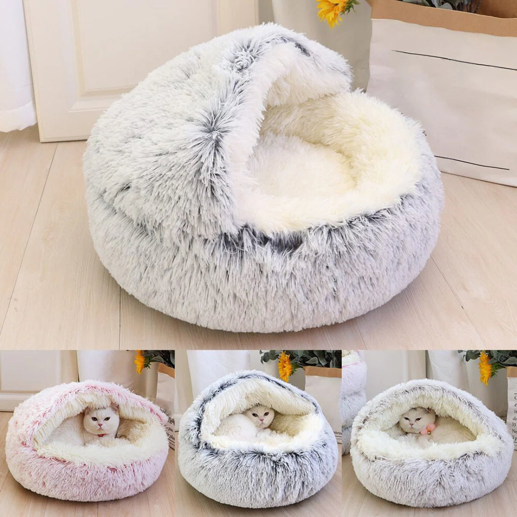 The Original 2-in-1 Calming Hooded Cave Bed