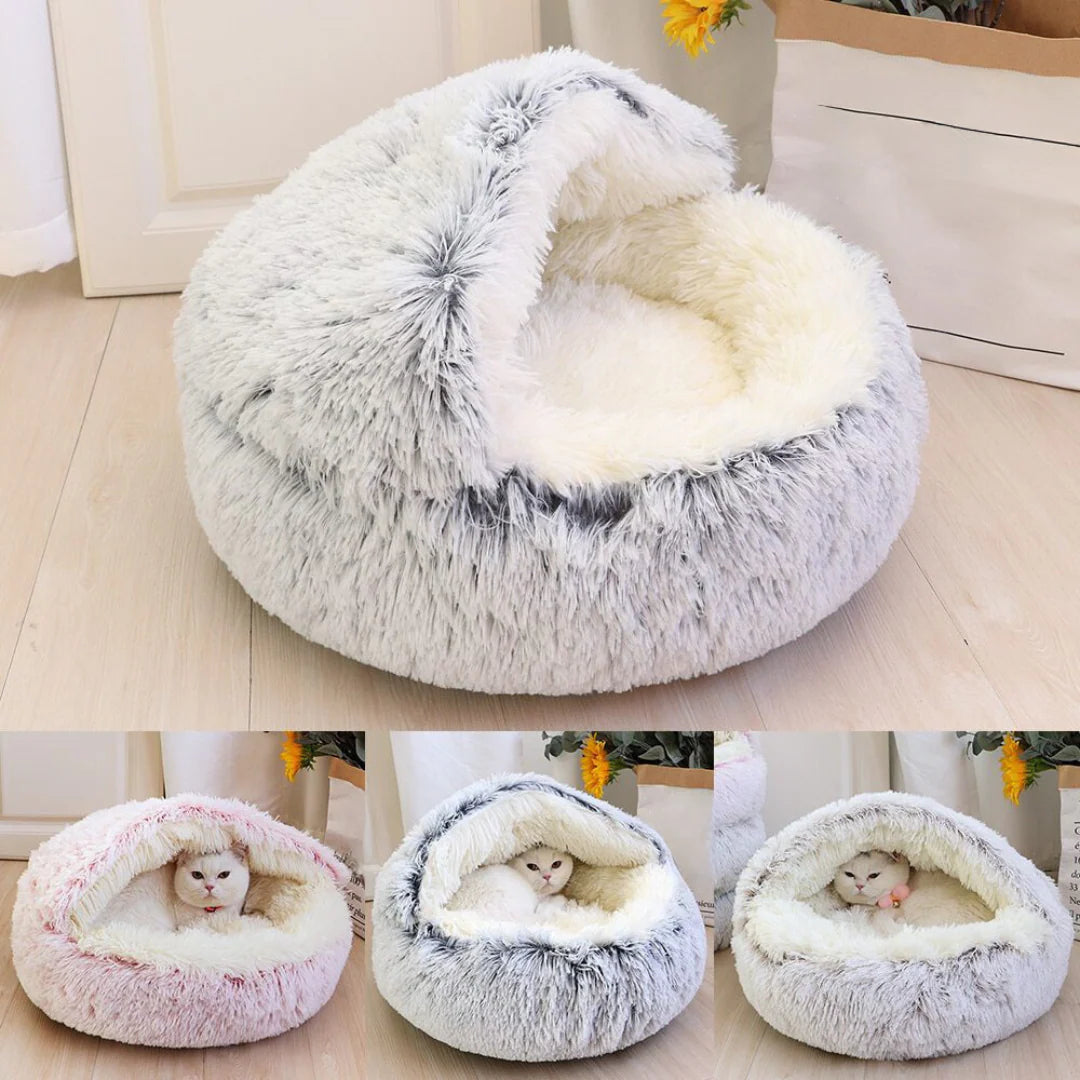 The Original 2-in-1 Calming Hooded Cave Bed