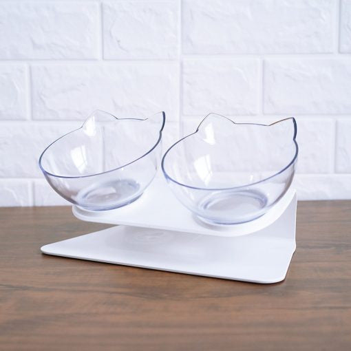 PurrfectPosture Anti-Vomiting Raised Cat Bowls