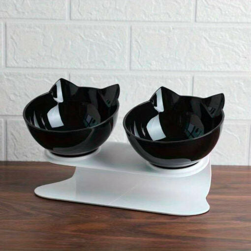PurrfectPosture Anti-Vomiting Raised Cat Bowls
